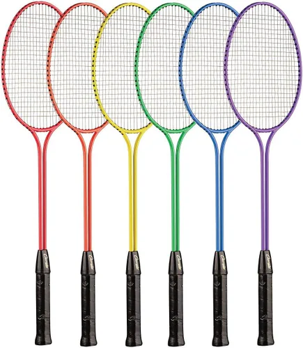 Vista 6 de Champion Sports 26" Twin Shaft Badminton Racket with Nylon Coated Steel Strings