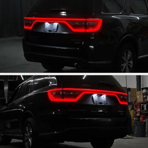 Vista 8 de VIPMOTOZ Luz LED completa para placa de matrícula 2014-2022 compatible con Dodge Durango, 6000 K blanco diamante, juego de 2 piezas de repuesto