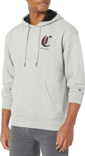 Vista 5 de Champion Sudadera con capucha Powerblend para hombre, Old English C Esmeralda oscura Inglés Antiguo C