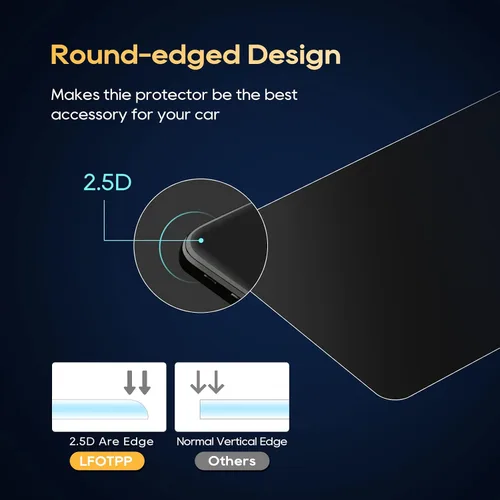 Vista 6 de LFOTPP oyota 2023 Protector de pantalla de 8 pulgadas para oyota Corolla/Highlander/Sequoia / RAV4 / Tundra 2023 Protector de pantalla de 8 pulgadas