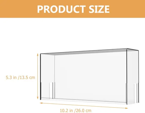 Vista 2 de Zerodeko Cubierta protectora transparente para consola de juegos, cubierta protectora contra el polvo, para el modelo de interruptor para consola