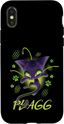 Vista 5 de iPhone 13 Miraculous Ladybug Kwamis Collection con funda Plagg