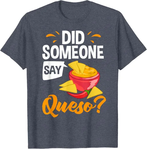 Vista 34 de Queso Dip Camiseta Chile con Queso Salsa Mexican Chips Chile con Queso, Negro