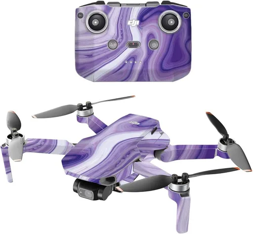 Vista 14 de MightySkins - Compatible con DJI Mini 2 Dron portátil - Aqua Swirl Funda protectora de vinilo duradera y única Fácil de aplicar, quitar