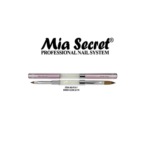 Vista 12 de Mia Secret PREMIER - Pinceles de uñas 100% Kolinsky, fabricados en Estados Unidos, Prenium, pinceles para arte de uñas (rosa, 4 o (3D))