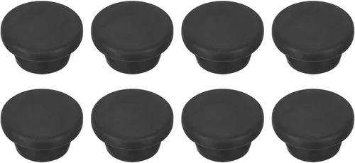 Vista 215 de MECCANIXITY - Tapones de silicona en forma de T (26mm, 1 pulgada de diámetro), color negro