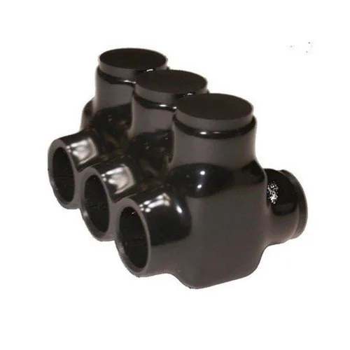 Vista 11 de Morris Productos 97643 Conector multi-cable, aislado, entrada dual, negro, 3 puertos, 250 - 6 rango de cables, 5/16" Allen Hex 3 Puertos, 250 - 6