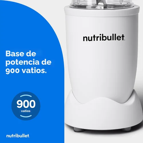 Vista 4 de NutriBullet® Pro Extractor de Nutrientes, 900W, Blanco Mate