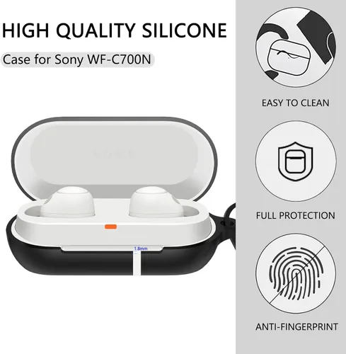 Vista 2 de Carcasa para Sony WF-C700N, silicona suave