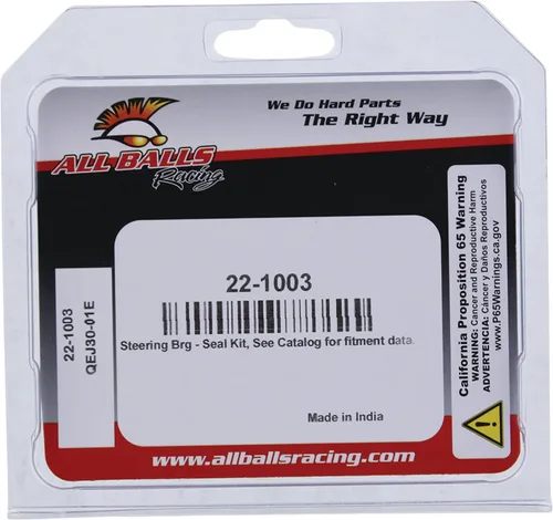 Vista 4 de All Balls Kit de sellos de cojinetes de vástago de dirección 22-1003 compatible con/repuesto para Suzuki DL1000 V-Strom 2002-2016, DL650 ABS