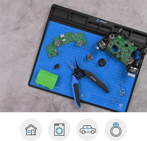 Vista 2 de iFixit Alicates de punta de aguja mandible, punta fina para reparaciones