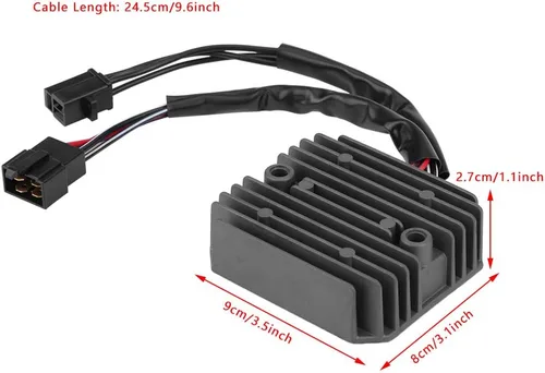 Vista 4 de KIMISS Regulador de Voltaje de Motocicleta Rectificador para Super Magna VF750 C Steed 400 VT600 Shadow
