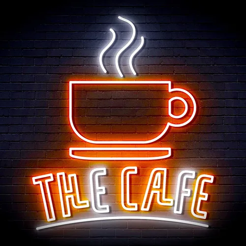 Vista 6 de ADVPRO Coffee – The Cafe Extra-Large Ultra-Bright LED Neon Sign - Blue & Red - st16s54-fn-j0026-br