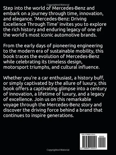 Vista 2 de Mercedes-Benz Driving Excellence Through Time A Journey of Innovation, Culture, and Legacy (Automotive and Motorcycle Books)