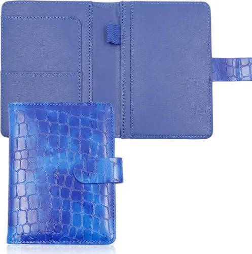 Vista 49 de Melsbrinna Funda de cuero prémium para pasaporte, impermeable, con bloqueo RFID, cartera de viaje con soporte para bolígrafo, bonito libro