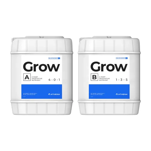 Vista 8 de Athena Blended Grow A&B Fertilizante líquido vegetativo de 2 partes para hidroponía y suelo Alimento vegetal para crecimiento en etapa vegetal