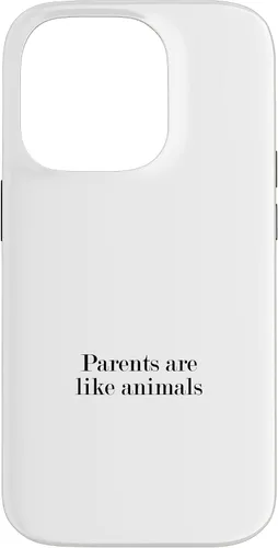 Vista 17 de iPhone 16 Parents are like animals Case