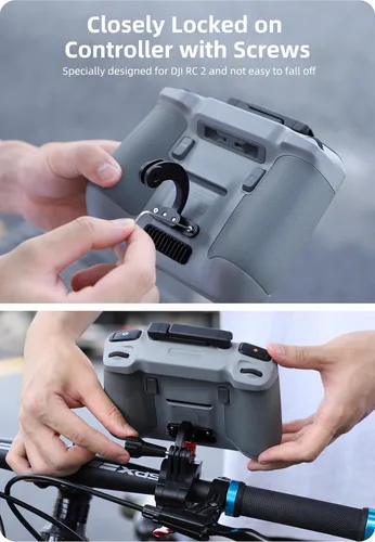Vista 5 de BTG DJI RC 2 Soporte de control remoto en bicicleta Soporte de montaje para bicicleta DJI Mavic 4 Pro/Flip/Mavic Air 3S/Mini 4 Pro Compatible