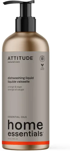Vista 10 de ATTITUDE Jabón para Platos, Verificado por EWG, Líquido para Lavar Platos a Base de Plantas y Vegano, De Origen Natural, Aroma a Ralladura