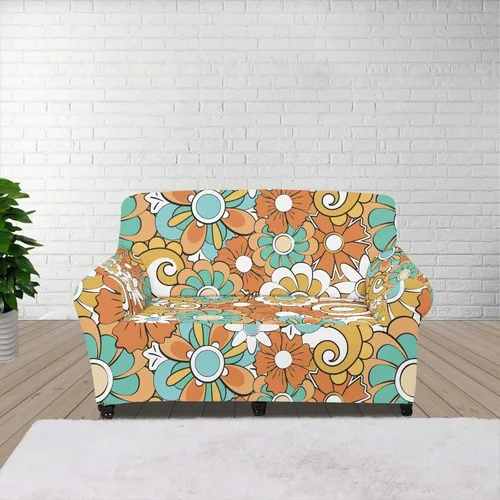 Vista 39 de ZOUTAIRONG Fundas elásticas para sofá con estampado de ramas de camuflaje 3D para sofá, funda para muebles de un solo cojín, decoración del hogar u