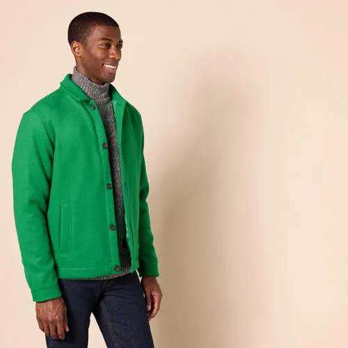 Vista 2 de Amazon Essentials Chaqueta bomber de mezcla de lana para hombre (disponible en tallas grandes y altas)