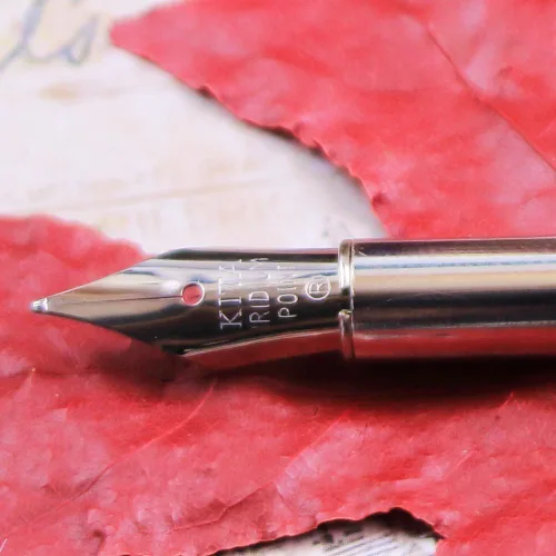 Vista 2 de Calligraphy Pen Set- Feather Quill Pen Set Antique Dip Feather Pen Calligraphy Writing with 6 PCS Nibs and Ink (RED) (Black)