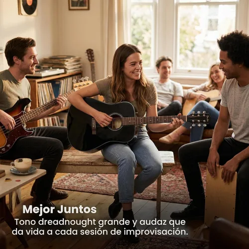 Vista 6 de Conjuntos de guitarras acústicas Fender CD-60.