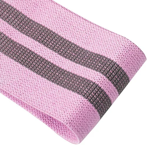 Vista 8 de Bandas de resistencia ajustables antideslizantes para ejercicios de cadera, círculo, gimnasio, yoga, fitness, ejercicio, unisex (rosa)