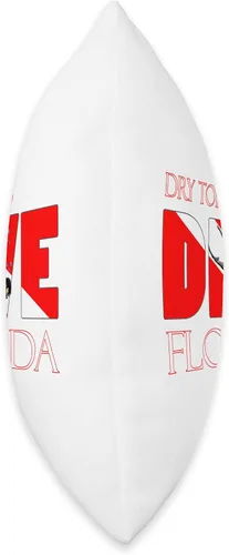 Vista 2 de DIVE Dry Tortugas Florida SCUBA Diving Snorkeling Throw Pillow