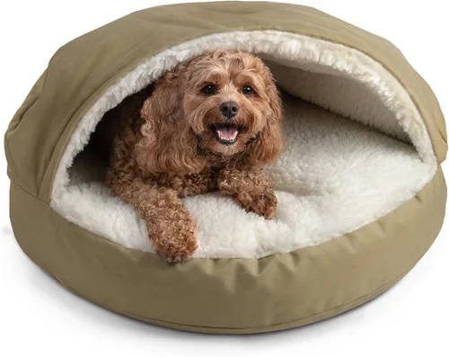 Vista 40 de Snoozer Cama de lujo de microsuede acogedora estilo cueva para mascotas, pequeña, antracita For small sized pets, Removable washable cover
