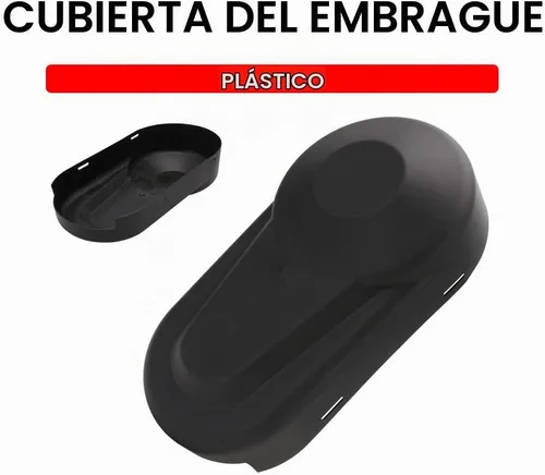 Vista 4 de Funparts Cubierta de embrague, mini cubierta de embrague de bicicleta de plástico para CT200U Trial CT200U-EX BT200X Predator 212CC 196CC 200CC Negro