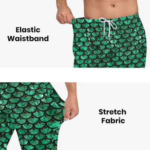 Vista 5 de INZVKJLU Pantalones deportivos para hombre, pantalones deportivos con estampado 3D, pantalones de entrenamiento con 2 bolsillos laterales