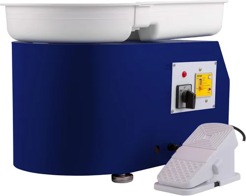 Vista 8 de VEVOR Rueda de cerámica de 11 pulgadas para adultos principiantes, máquina formadora eléctrica de 350 W con pedal de lavabo desmontable de 0 a 300