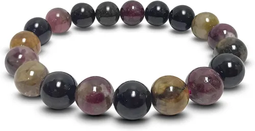 Vista 351 de Gem Avenue Handmade Round Bead Stretch Bracelet Unisex Natural Stone Beaded Jewelry for Men & Women, Elastic Wristband for Daily Wear