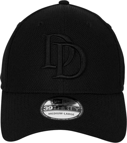 Vista 2 de New Era Daredevil Logo Negro sobre Negro 39Thirty Fitted Hat