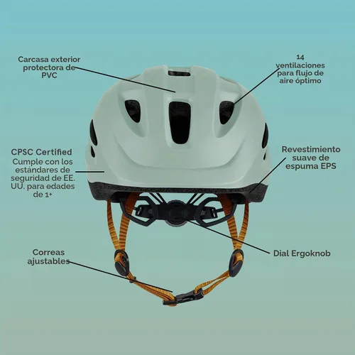 Vista 2 de Casco de bicicleta para niños pequeños Retrospec Scout - Casco de bicicleta para niños con protección multideporte, seguridad premium y ventilación
