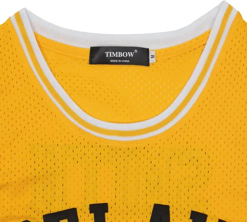 Vista 6 de 14 The Fresh Prince of Bel Air Academy - Camisetas de baloncesto para hombre ropa de hip hop de los años 90 color negro y amarillo bordado