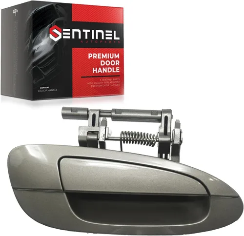 Vista 13 de Manija de puerta exterior exterior delantera izquierda lado del conductor compatible con Nissan Altima 2002-2006 reemplaza # 80607-8J009, NI1310123