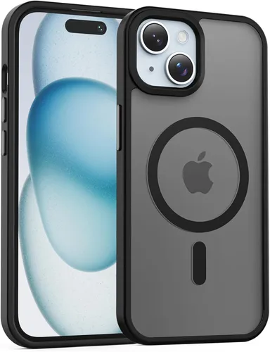 Vista 100 de Funda transparente para iPhone 11 con protector de pantalla, compatible con Magsafe, antiamarilleo, protección de grado militar, a prueba de golpes
