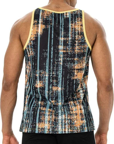 Vista 3 de AIMPACT Camiseta sin mangas de malla casual para hombre