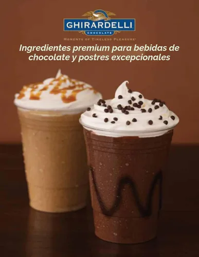 Vista 8 de Ghirardelli Salsa de caramelo, botella exprimible de 16 onzas (paquete de 2) con cuchara de barista estampada Ghirardelli