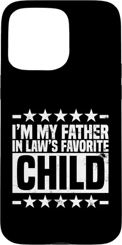 Vista 31 de My Father in Laws Favorite Child, Funny Parent Joke Humor Case for iPhone 16