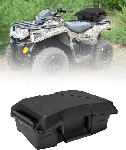 Vista 5 de A & UTV PRO - Caja de carga de almacenamiento para asiento ATV Outlander, A & UTV PRO de 2 galones (7.5 litros), caja de almacenamiento de asiento