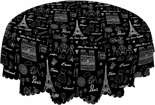Vista 17 de AOYEGO Mantel redondo marrón con estampado de animales, 60 pulgadas, textura de piel de jirafa, forma irregular, mantel de poliéster para decoración