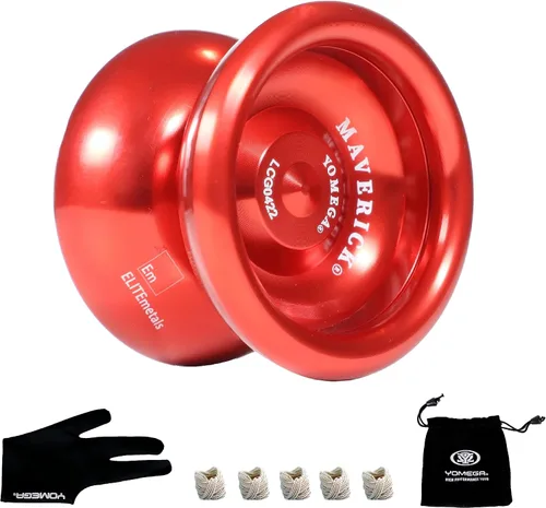Vista 9 de Yomega Maverick - Yoyo profesional de metal de aluminio para niños y principiantes con rodamiento de bolas de tamaño C para trucos avanzados