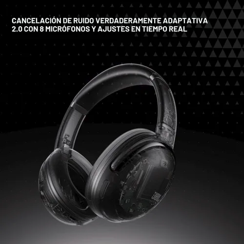 Vista 6 de JBL Tour One M3 Smart Tx - Auriculares inalámbricos con cancelación de ruido supraaurales con transmisor inteligente, audio de alta resolución Negro