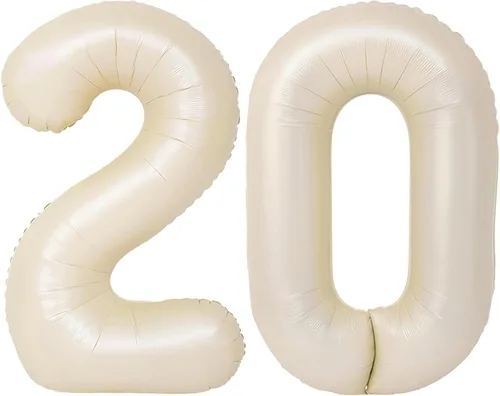 Vista 140 de Globos gigantes de números negros de 40 pulgadas, globos de aluminio de Mylar con helio para cumpleaños, globo número 0 para decoración de fiestas