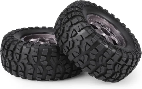 Vista 2 de HAIBOXING Accesorios para Coches RC Neumáticos, Ruedas de Repuesto Completas para Buggy RC a Escala 1/12, 2 piezas, Aplicables a HBX 905 12815