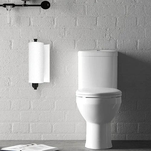 Vista 8 de Portarrollos de Papel para Cocina, Toallas de Papel a Granel - Autoadhesivos para Debajo del Gabinete, Ambos Disponibles en Adhesivo y Tornillos