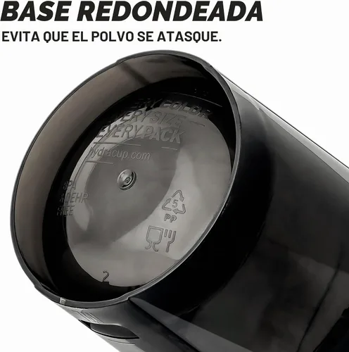 Vista 6 de Hydra Cup - Paquete de 2 botellas mezcladoras de proteínas de 28 onzas, mezclador de alambre con barra 4x Whisk, Leak Proof Shaker Cups for Negro